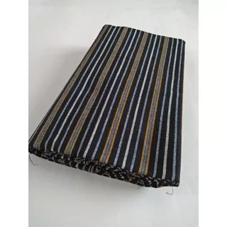 Kain tenun lurik kain lurik bahan lurik kain batik tenun lurik warna hitam garis biru