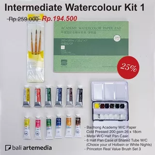 Bali Artemedia Intermediate Watercolor Kit 1