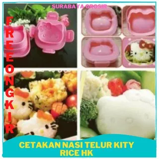 Cetakan Nasi Telur kity Rice Egg Mold Bento Tools Hello kitty Hk helo SG