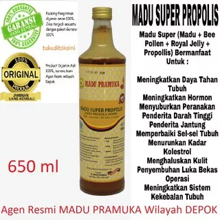 Madu Pramuka MADU SUPER PROPOLIS 650 ML