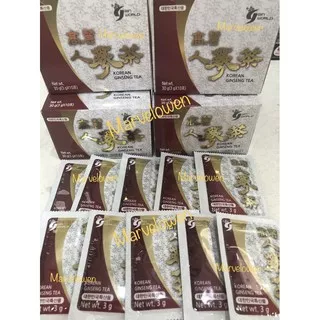 GINSENG TEA (GIN WORLD)1 BOX ISI 10 SACHET ORIGINAL KOREA????????