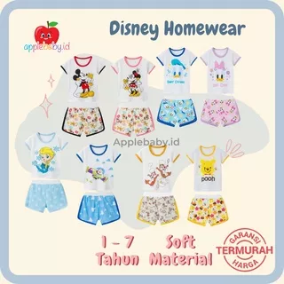 Baju Rumah Princess Setelan Rumah Anak Baju Disney Anak Disney Homewear Pakaian Disney Anak Baju Mickey Baju Princess Baju Rumah Anak Minney Donald Daisy Chipmunks Baju Rumah Elsa