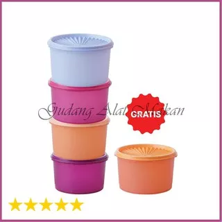 TUPPERWARE Midi Deco Canister 4pcs Free 1pcs