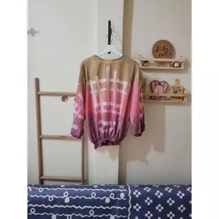 Blus Jumputan Motif Tie dye Terbaru Murah / Balibu Store