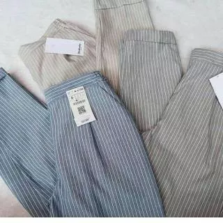 PANTS STRIPE STRADIVARIUS/TARTAN PANT BEST SEELERT/BIG SIZE PANTS/BIG SIZE PANT KATUN OXFROD1