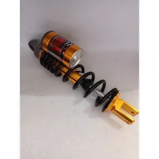 SHOCKBREAKER MOTOR METIC MIO M3 MIO J MIO SPORTY MIO SOUL FINO SHOCKBREAKER MOTOR METIC HONDA VARIO BEAT SCOPI UKURAN 310MM WARNA HTIAM TABUNG ATAS PRODUK BERKUALITAS PEMASANGAN PNP PRESISI WARNA HITAM