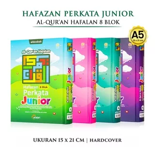 Al Quran Hafalan Hafazan 8 Blok Perkata Junior Ukuran A5