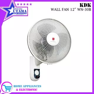 Kipas Angin KDK WN30B / WN-30B / WN30 Wall Fan / Kipas Angin Dinding KDK 12 (30 cm) TERMURAH