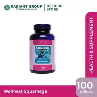 Wellness Squamega Squalene and Omega 3 6 9 - 100 Softgels