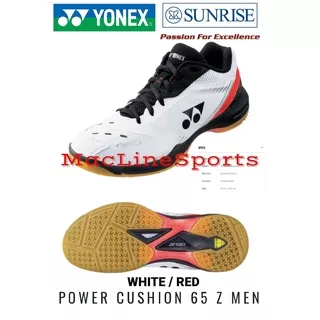 YONEX SHB 65 Z3 MEX WHITE/RED | YONEX SHB65ZEMEX | ORIGINAL YONEX POWER CUSHION SHB 65 Z MEN