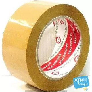 Lakban Coklat Daimaru OPP Tape Transparan 48 mm x 100 Yard