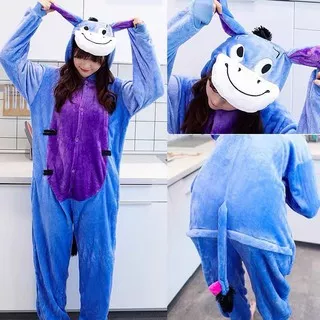 BAJU ONESIE BONEKA SULLEY DISNEY TSUM TSUM (DEWASA) PIYAMA KOSTUM - S Monyet Dewasa Unicorn Mon T3Q2