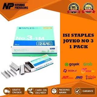 ISI STAPLES / ISI STEPLES JOYKO NO 3 ISI STAPLER / ISI STEPLER 1 PACK