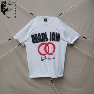 TSHIRT / KAOS BAND PEARL JAM - DON`T GIVE UP (EUROPEAN SUMMER TOUR)