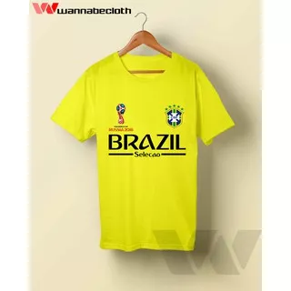 Kaos Baju T-shirt Special World Cup Piala Dunia 2018 Brasil Brazil Team