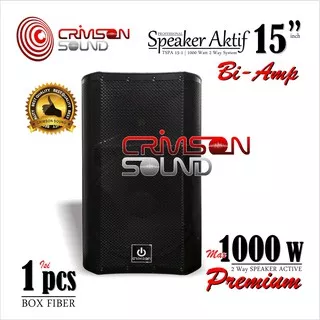 SPEAKER AKTIF 15 Inch BI-AMP CRIMSON CR 15-1