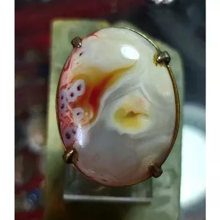 Cincin Batu Akik Rubah Merah Banyuwangi