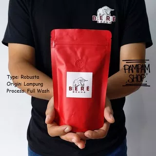 Kopi Robusta Lampung Indonesia 100 GRAM Biji Bubuk Coffee Beans Giling Coffe Cofe Bean Tubruk 100 Gr