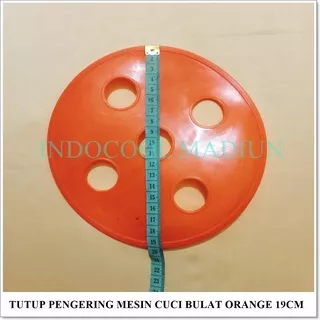 Tutup Pengering Mesin Cuci Bulat Orange Diameter 20cm