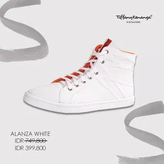 Tiffany Kenanga- Alanza White (Sepatu Wanita/Women Shoes/Sneakers/Sneaker)