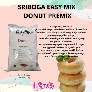 Tepung Easymix Sriboga Donut Kemasan 1kg