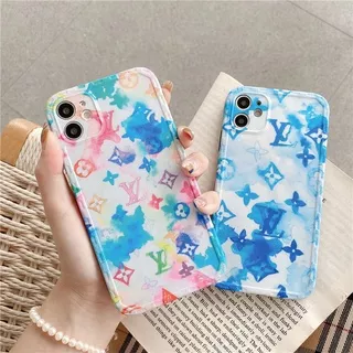 Colorful LV Apple 11 iphone casing mobile phone case 12promax big-name XR/xsmax men and women iPhone8Plus7