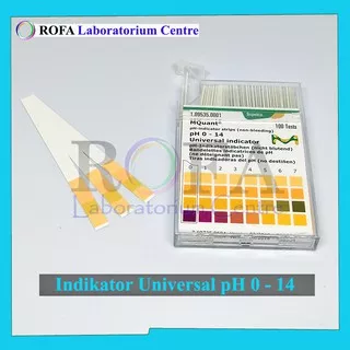 Indikator Universal / Kertas Uji pH / pH Meter / Indikator pH 0 - 14 Merck Jerman