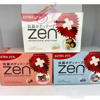 [ 80 + 25 gr ] sabun batang zen anti bacterial / sabun mandi zen anti bacterial