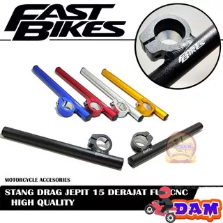 STANG JEPIT DRAG 15 DERAJAT SATRIA FU 150/SONIC/VIXION/RXKING/NINJA 150/CB150R/GLPRO/MEGAPRO