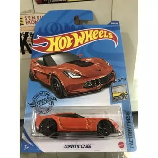 Hot Wheels Corvette C7 Z06 oranye