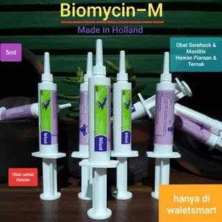Biomycin - M Obat Sorehock & Mastitis Masa Laktasi pada Sapi, Kambing, Kelinci, Kucing, Anjing