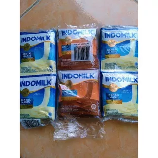 Indomilk sachet 37gx6sachet / susu indomilk renteng/ susu kental manis indomilk/ indomilk renteng