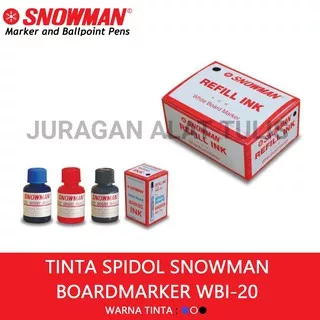 TINTA SPIDOL SNOWMAN BOARDMARKER WBI-20 / TINTA SPIDOL PAPAN TULIS