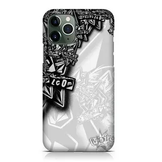 Indocustomcase Casing Hard Case Cover For iPhone 4 5 6 7 8 X XS 11 12 SE SE2 - Mini Plus Pro Max Motif Volcom
