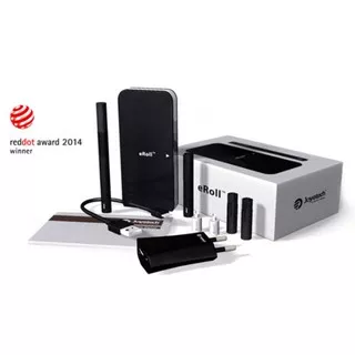 Rokok Elektrik Vape Vaporizer eRoll e-cigarette - Joyetech (Black / White) bonus carry case