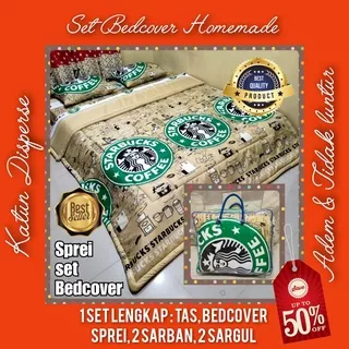 OLIVE [BEDCOVER 1 SET SPREI UK 160x200 UK 180x200 ] Bedcover Set Homemade Minimalise Termurah Motif Bunga Love Navy - Single Queen King Size Set Bedcover/Betcover/Badcover