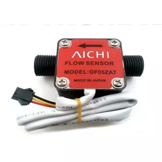 Water Flow Sensor Aichi Flow Meter 1/2 inch OF05ZAT Pertamini Liquid 0.5 inchi 1/2 Made in japan