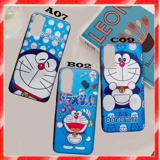 Softcase Doraemon Vivo Y11 Y12i Y12 Y15 Y17 Y91C Y91 Y19 Y53S Y95 Y93 Y30 Y30i Y50 Y53 Y71 Y83 Y81 Y81C Case Casing TPU Pelindung Hanphone Hp Dora Emon Biru Blue Fuze Glass Silicon
