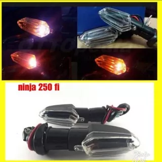 lampu sein mini depan-belakang motor led model ninja n25ofi (2PCS) variasi, sen depan motor mini variasi, Sein motor mini led, Lampu sein motor vixion, cb150r, R15, Mx king, Rx king, Tiger, Megapro