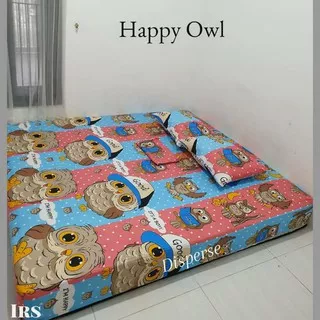 SPREI OWL / BURUNG HANTU bahan katun disperse tebal halus tidak luntur dan tidak berpasir