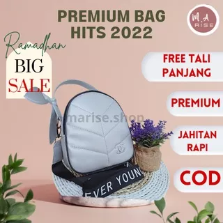 READY Tas Slempang Selempang Branded Premium Tenteng Jinjing Pundak Hand Sling Bag Tali Panjang Keren Wanita Cewek Cewe Perempuan Kekinian Terbaru Murah Korea Ori Original Import M03