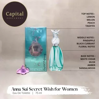 Anna Sui Secret Wish For Women EDT 75ml