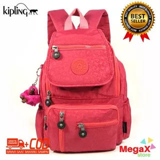 TAS KIPLING RANSEL MINI WANITA BANYAK SLOT PENYIMPANAN DAN RINGAN BOBOTNYA 6137