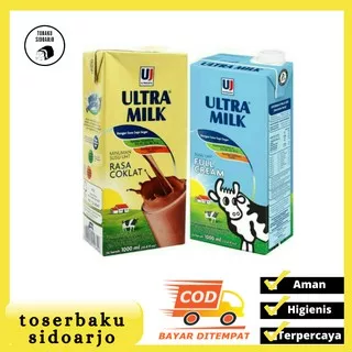 Susu ultra milk 1 liter full cream / susu ultra milk coklat 1000 ml