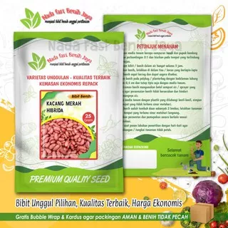 Benih kacang merah Hibrida 25 gram - bibit kacang merah Nada fast benih jaya