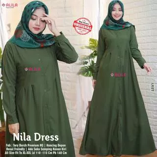 Nila Dress Ory by Alila Dress Maxy | Maxi Dress | Suplier Hijab Solo | Grosir Hijab Solo
