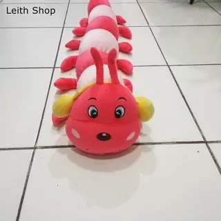 Boneka Ulat Pink Caterpillar Lucu Unik Kartun Unique Cartoon