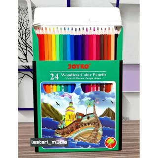 Pensil warna joyko isi 24 besar/pencil colour/PENSILWARNA/besar isi 24