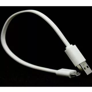 Kabel data Power Bank 20cm For Micro USB V8 BB Android Universal Multi Smartphone Cable Pipih Gepeng