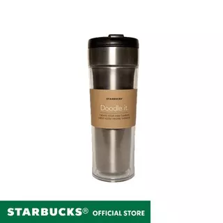 Starbucks Tumbler 16oz Stainless Steel CYOT Core S11025477 ( Botol Air Minum Panas / Dingin )